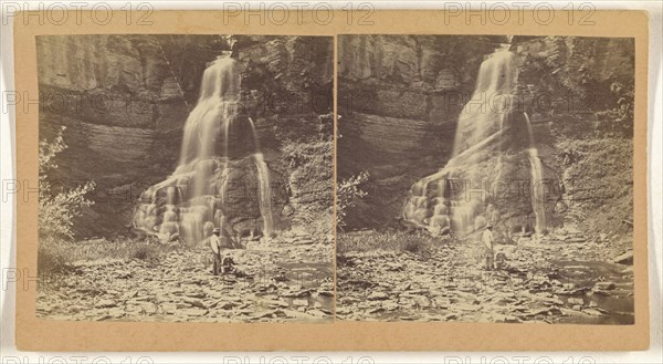 Cayuga Lake Scenery; American; about 1865; Albumen silver print