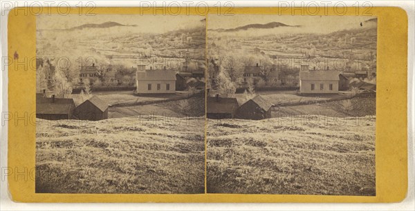 Frost & Fog, Barnard, Vt; American; about 1870; Albumen silver print