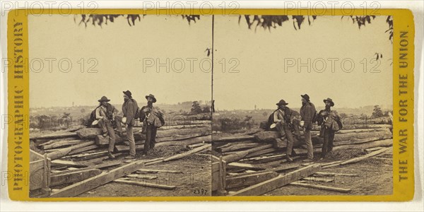 Rebel Prisoners, Gettysburgh; Studio of Mathew B. Brady, American, about 1823 - 1896, about 1862; Albumen silver print