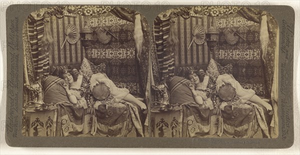 A Harem Beauty; Underwood & Underwood, American, 1881 - 1940s, 1901; Albumen silver print
