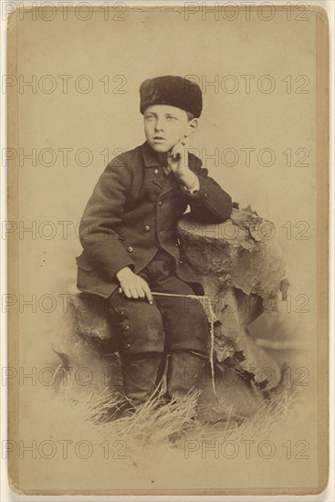 Lloyd C. Harner. 7 years old. May 2d 1882; Harner, American, active Boone, Iowa 1880s, 1882; Albumen silver print