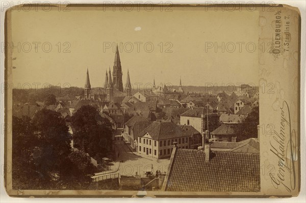 Oldenburg Cathedral; Georg Kahlmeyer, German, active 1880s, 1887; Albumen silver print
