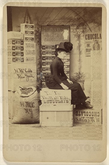 Ta Ta That's All Today; Henry McCobb, American, active New York, New York 1880s, about 1886; Albumen silver print