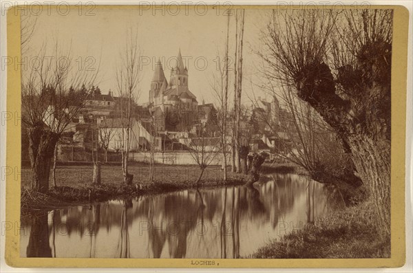 Loches; French; about 1875; Albumen silver print