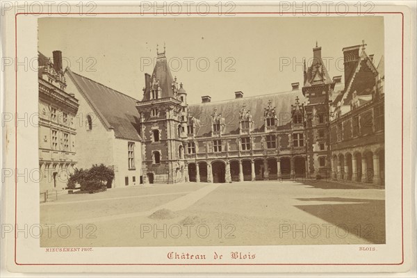 Chateau de Blois; Médéric Mieusement, French, 1840 - 1905, about 1875; Albumen silver print