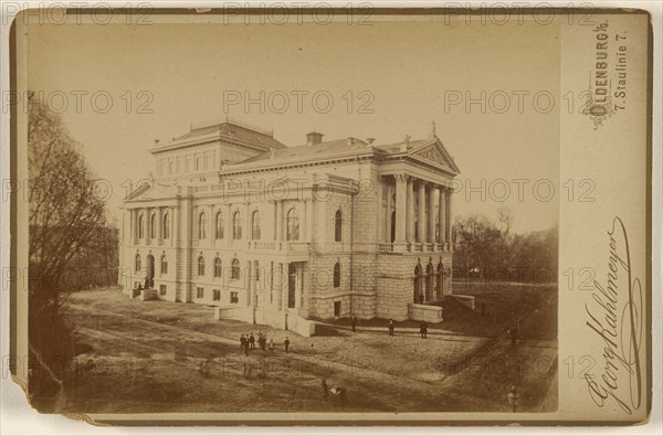 mansion at Oldenburg, Germany; Georg Kahlmeyer, German, active 1880s ...