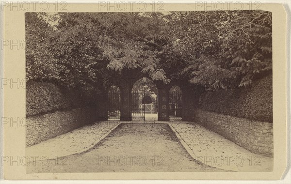 Entrance to Dairy Arundel Castle; James Russell & Sons; April 20, 1866; Albumen silver print