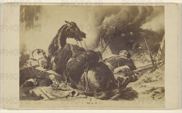 War. reproduction of a work of art; W.B. Prince, British, active Skinner Street, Snow Hill, London, England 1860s, 1860s