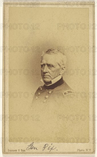 Major-General John Adams Dix, July 24, 1798 - April 21, 1879; Jeremiah Gurney & Son; about 1863; Albumen silver print