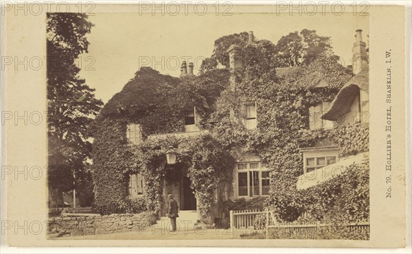 Hollier's Hotel, Shanklin, I.W; Frank Mason Good, English, 1839 - 1928, about 1865; Albumen silver print