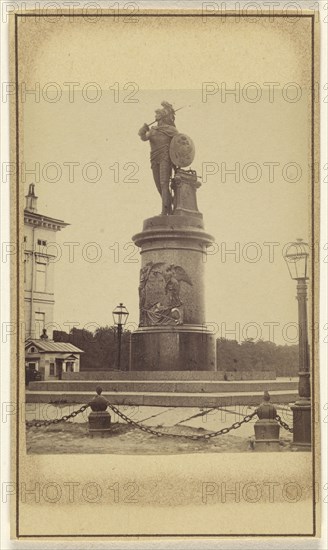 End of Bridge, St. Petersburg Russia; Alfred Lorens, Russian, active St. Peterburg, Russia 1860s - 1880s, 1865 - 1870; Albumen