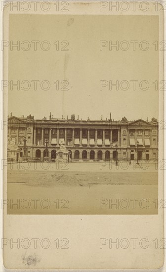 Le Ministere de la Marine; French; 1865 - 1870; Albumen silver print