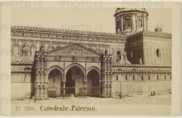 Cattedrale Palermo; Sommer & Behles, Italian, 1867 - 1874, 1865 - 1870; Albumen silver print