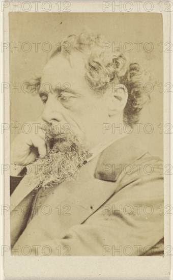 Charles Dickens; British; 1865 - 1870; Albumen silver print