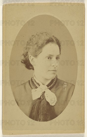 Miss N. Taylor; Andrew W. Jordan, American, active New York, New York 1860s - 1870s, 1875; Albumen silver print