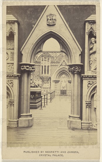 Medieval Ct; Negretti & Zambra, British, active 1850 - 1899, negative 1855; print about 1862; Albumen silver print