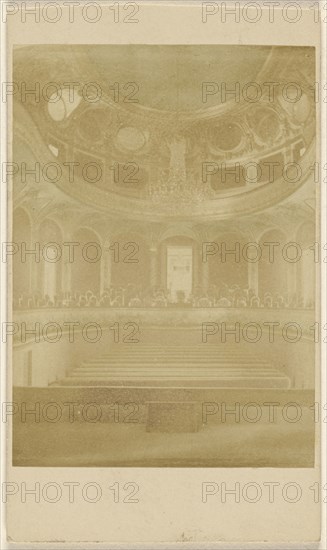 Salle de Spectacle, Fontainebleau; French; 1862 - 1864; Albumen silver print