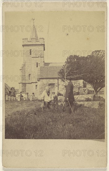 Godshill Church, Isle of Wight; F. Moor, English, active Ventnor, Isle of Wight, England 1860s, 1865 - 1866; Albumen silver