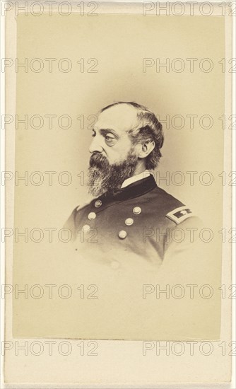 Major-General George Gordon Meade, 1815 - 1872, Frederick Gutekunst, American, 1831 - 1917, about 1862; Albumen silver print