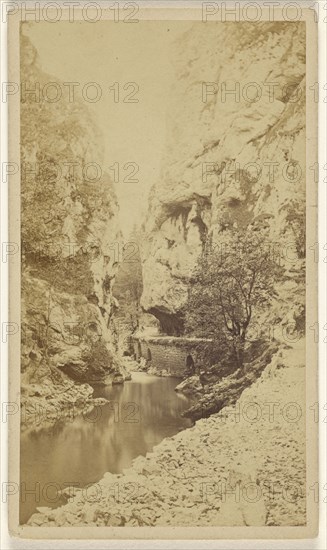 View of Mentone, France; Davanne & Aléo; 1865 - 1870; Albumen silver print