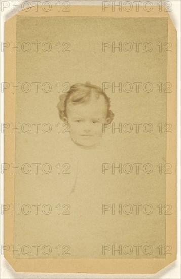 child, printed in vignette-style; Gaston, French, active 1870s, 1865 - 1875; Albumen silver print