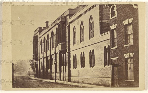 Rugby School; J. Edmunds, British, active Rugby, England 1860s, 1865; Albumen silver print