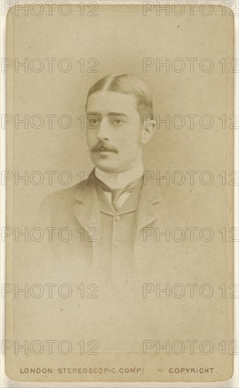 man with moustache - taken 14 June 83, about, Drowned - 24 June 83; London Stereoscopic and Photographic Company; about June 14