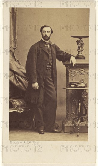 M. Arthur Vergne; Disdéri & Cie; 1861; Albumen silver print