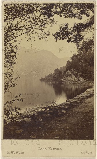 Loch Katrine; George Washington Wilson, Scottish, 1823 - 1893, September 23, 1865; Albumen silver print
