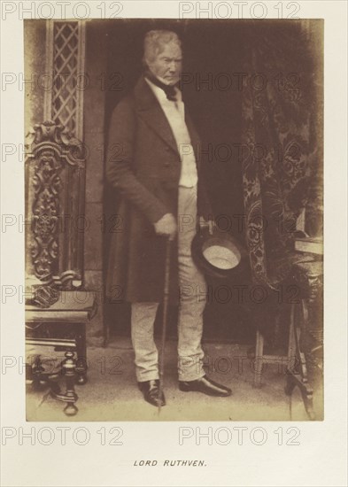 Lord Ruthven; Hill & Adamson, Scottish, active 1843 - 1848, Scotland; about 1845; Salted paper print from a Calotype negative