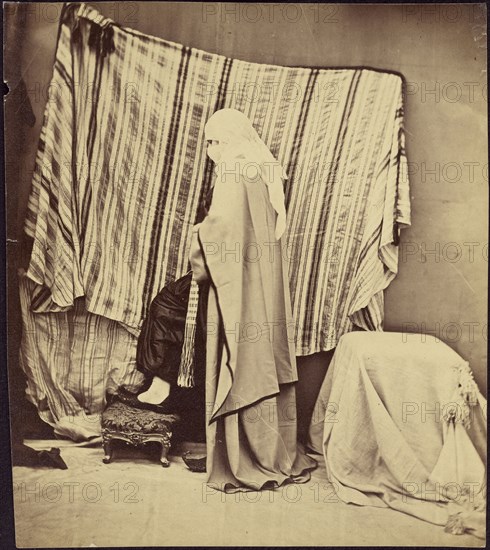 Orientalist Study; Roger Fenton, English, 1819 - 1869, 1858; Albumen silver print