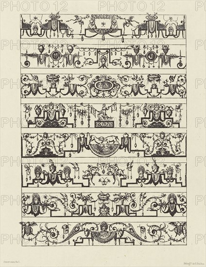 Design by Androuet du Cerceau; Édouard Baldus, French, born Germany, 1813 - 1889, Paris, France; 1866; Heliogravure