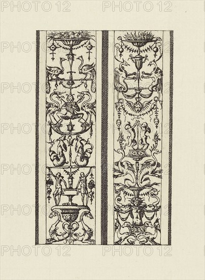 Design after an Antique Painting; Édouard Baldus, French, born Germany, 1813 - 1889, Paris, France; 1866; Heliogravure