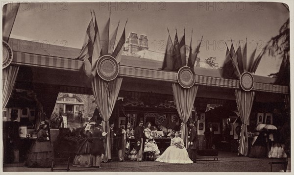 The Marchioness of Ely's Stall; Camille Silvy, French, 1834 - 1910, England; 1864; Albumen silver print