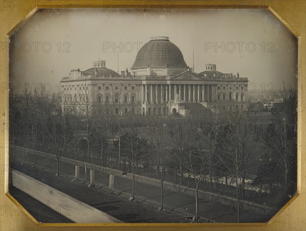 The United States Capitol; John Plumbe Jr., American, born United Kingdom, 1809 - 1857, 1846; Daguerreotype