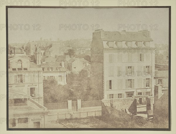 Houses on the Rue de la Paix, now Rue de la Condamine; Hippolyte Bayard, French, 1801 - 1887, Paris, France, Europe; 1845