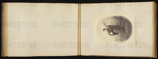 Street Singing Girl; Felice Beato, 1832 - 1909, Japan; 1866 - 1867; Hand-colored Albumen silver print