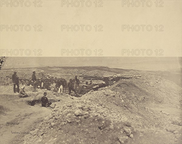 Sailor's Battery; James Robertson, English, 1813 - 1888, Crimea; 1855; Albumen silver print