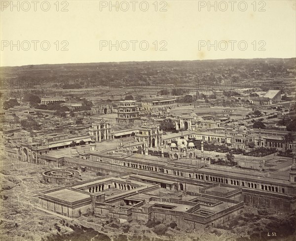 General View of Hosainabad and Its Vicinity, Taken from the Jumma Musjid; Felice Beato, 1832 - 1909, Henry