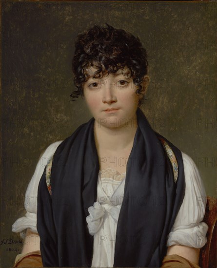 Suzanne Le Peletier de Saint-Fargeau; Jacques-Louis David, French, 1748 - 1825, 1804; Oil on canvas; 60.3 × 49.5 cm