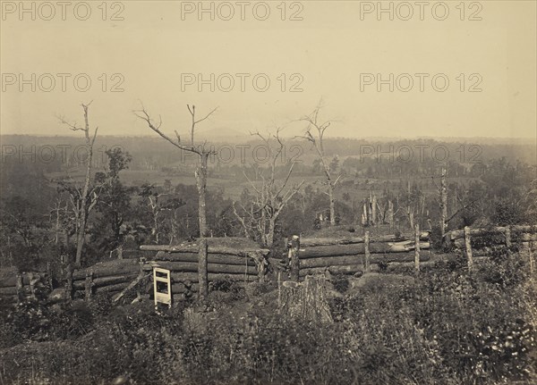 View of Kenesaw Mountain, Georgia; George N. Barnard, American, 1819 - 1902, New York, United States; negative about 1865