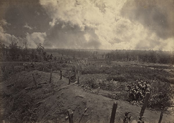 Battle Field of Atlanta, Ga., July 22d, 1864. No. 2; George N. Barnard, American, 1819 - 1902, New York, United States
