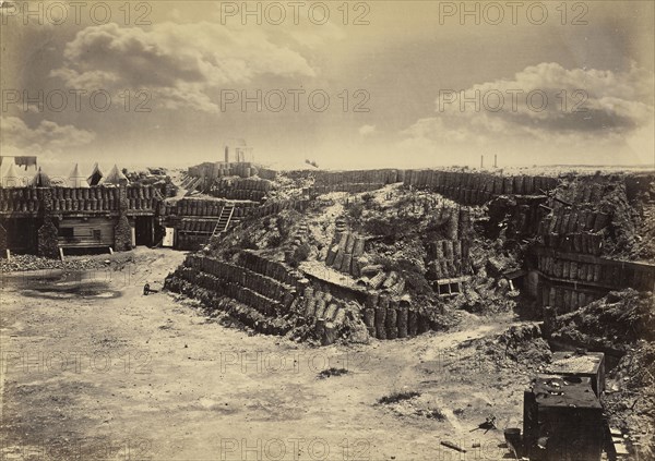 Interior View of Fort Sumpter; George N. Barnard, American, 1819 - 1902, New York, United States; negative about 1865; print