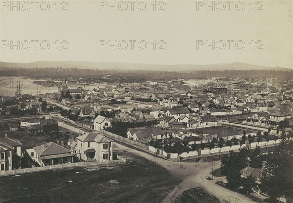 View in San Gabriel Valley, L.A. Co., Cal; Carleton Watkins, American, 1829 - 1916, San Gabriel Valley, California, Los Angeles