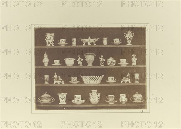 Articles of China; William Henry Fox Talbot, English, 1800 - 1877, Reading, England; 1844; Salted paper print; 13.4 × 18 cm