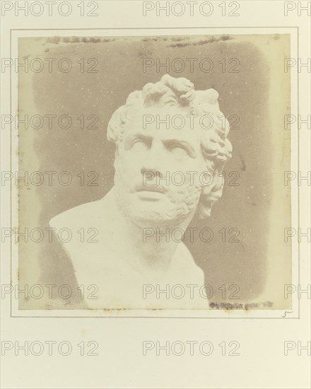 Bust of Patroclus; William Henry Fox Talbot, English, 1800 - 1877, Reading, England; before February 7, 1846; Salted paper