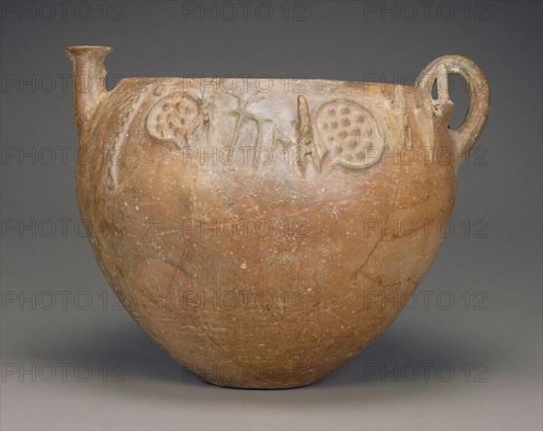 Bowl with Scenes of Daily Life; Cyprus; 2000 - 1900 B.C; Terracotta; 42.5 × 50 cm, 16 3,4 × 19 11,16 in