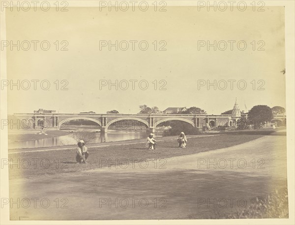 Bruce's Bridge, Lucknow; Lucknow, India; 1866 - 1887; Albumen silver print