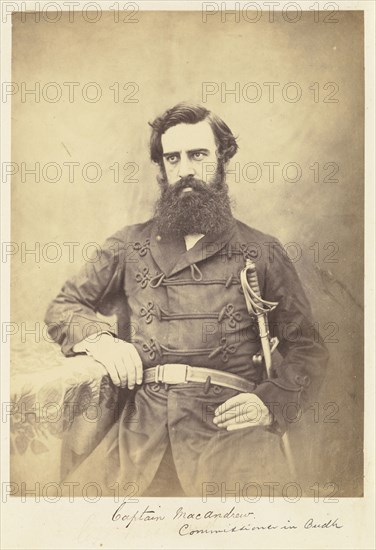 Captain MacAndrew, Commissioner in Oudh; Attributed to Felice Beato, 1832 - 1909, India; 1858 - 1859