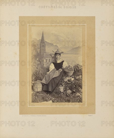 Canton de Vaud; Adolphe Braun, French, 1812 - 1877, Dornach, Haut-Rhin, Alsace, France, Europe; about 1869; Albumen silver